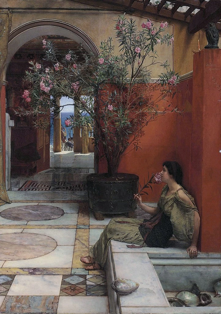 Un oleandro, 1882